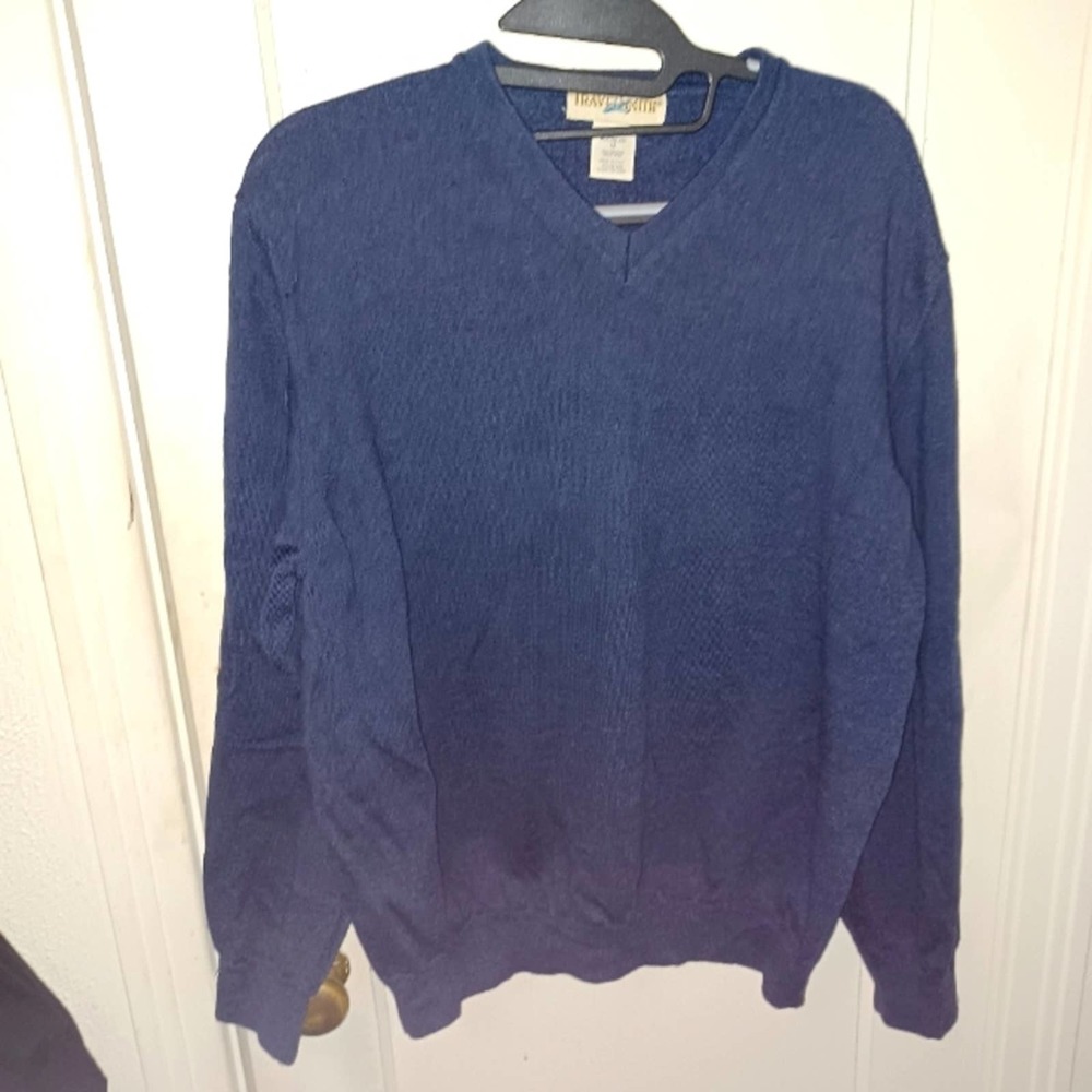 Travel Smith 100% Merino Wool Sweater Size M